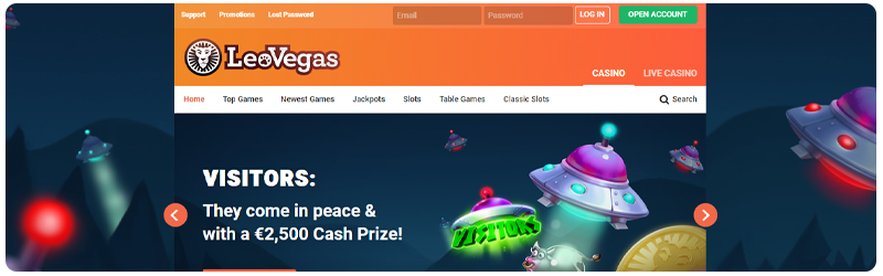 online casino leovegas website
