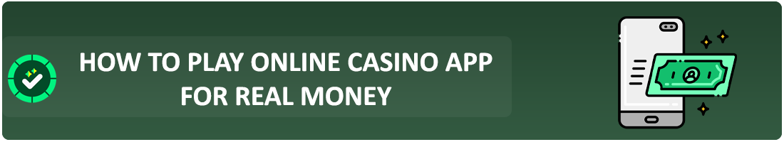 online casino through the application for money