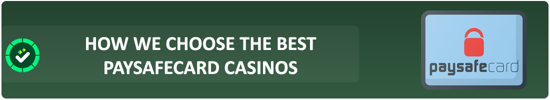 choose online casino paysafecard