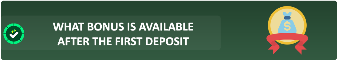 bonus first deposit online casino