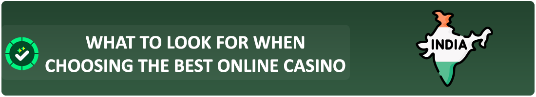 choosing the best online casino india