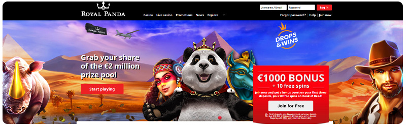 website casino royal panda