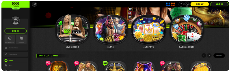 website online casino 888