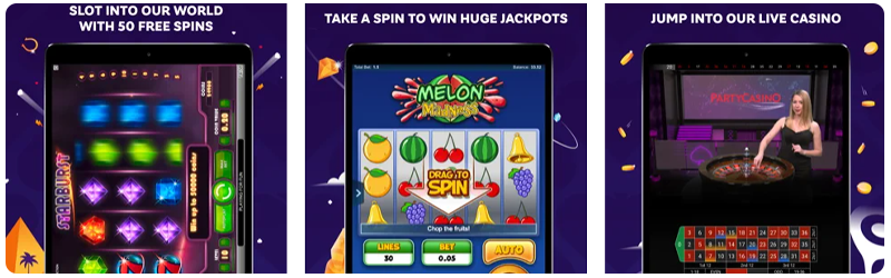 online casino party mobile