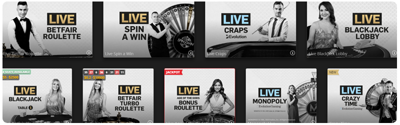 betfair live casino