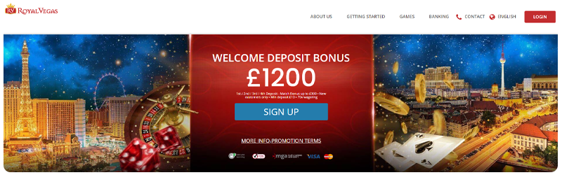 website online casino royal vegas